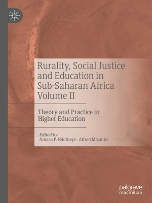 cover image of Rurality, Social Justice and Education in Sub-Saharan Africa Volume II